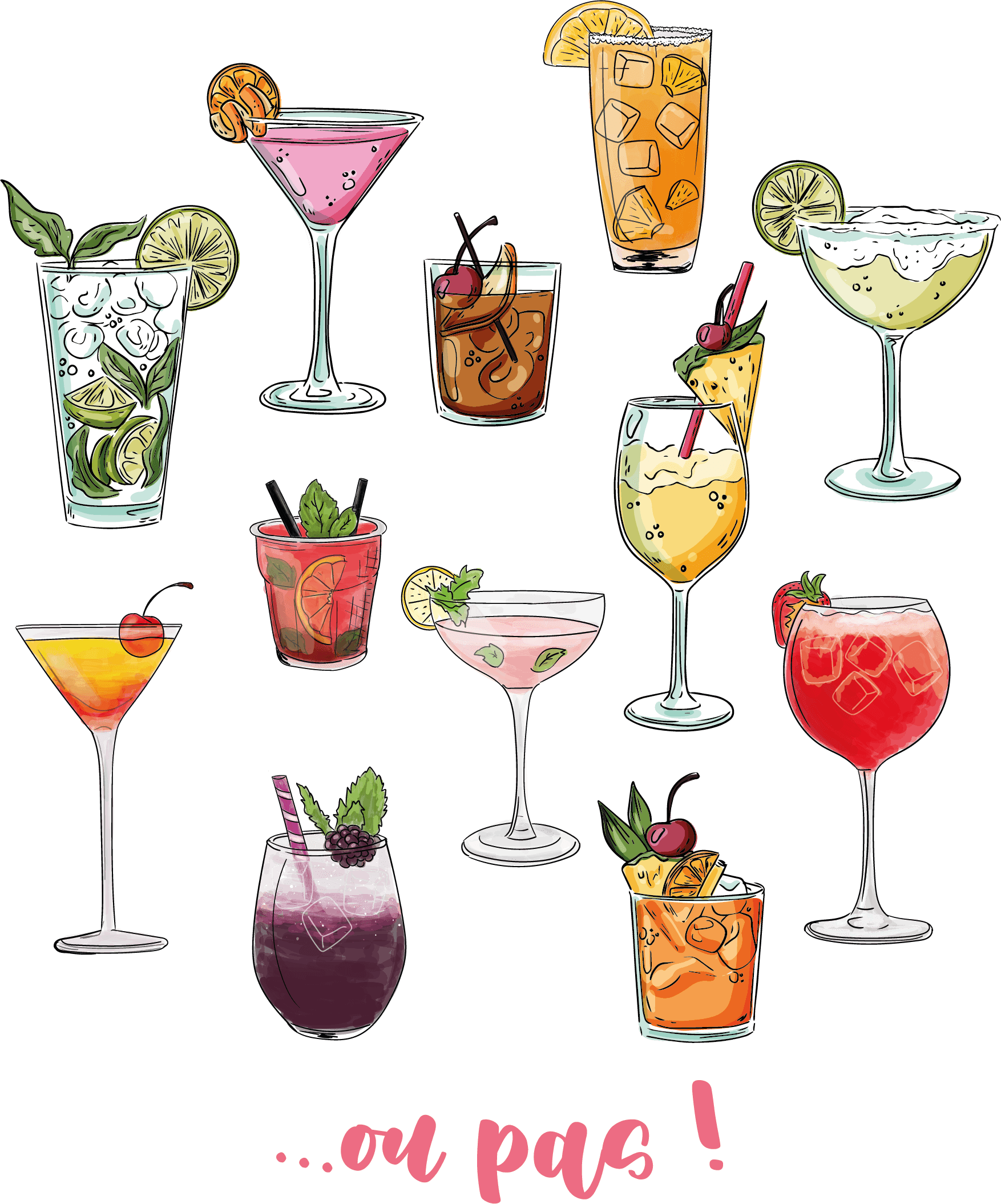 Ou pas ! (planche de cocktails)