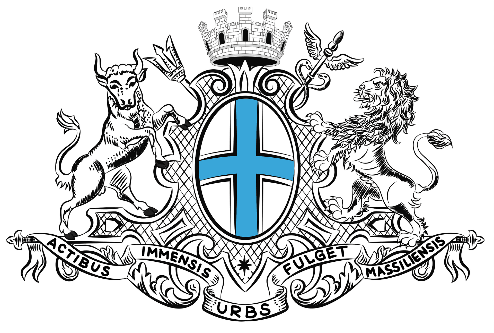 Blason de Marseille